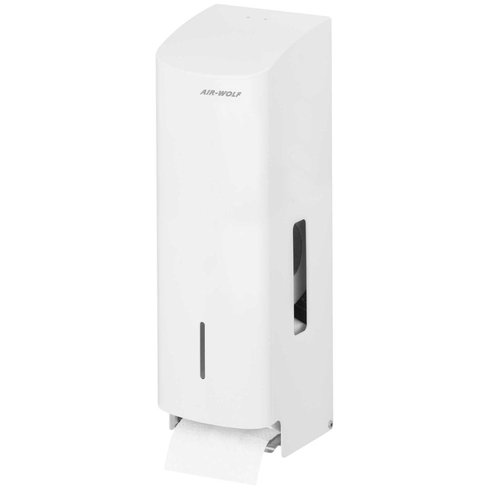 AIR-WOLF | WC-Papierspender Alpha Edelstahl mattweiß (60-390)