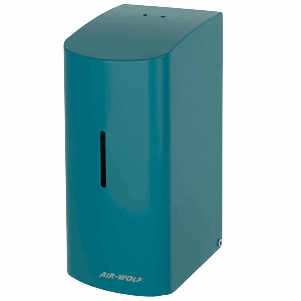 AIR-WOLF | WC-Sitzreiniger Alpha mit Sensor Edelstahl blau-grün (60-426)