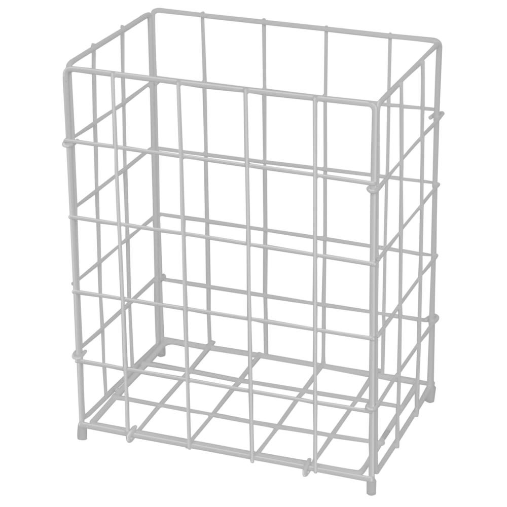 AIR-WOLF | Abfallkorb Lambda Stahl Edelstahloptik 20 Liter (60-841)