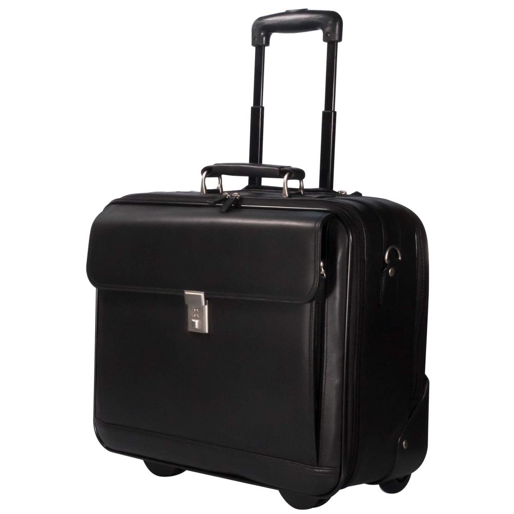 DÜRASOL | Arztkoffer MOBILO mit Trolley Leder schwarz (9350)