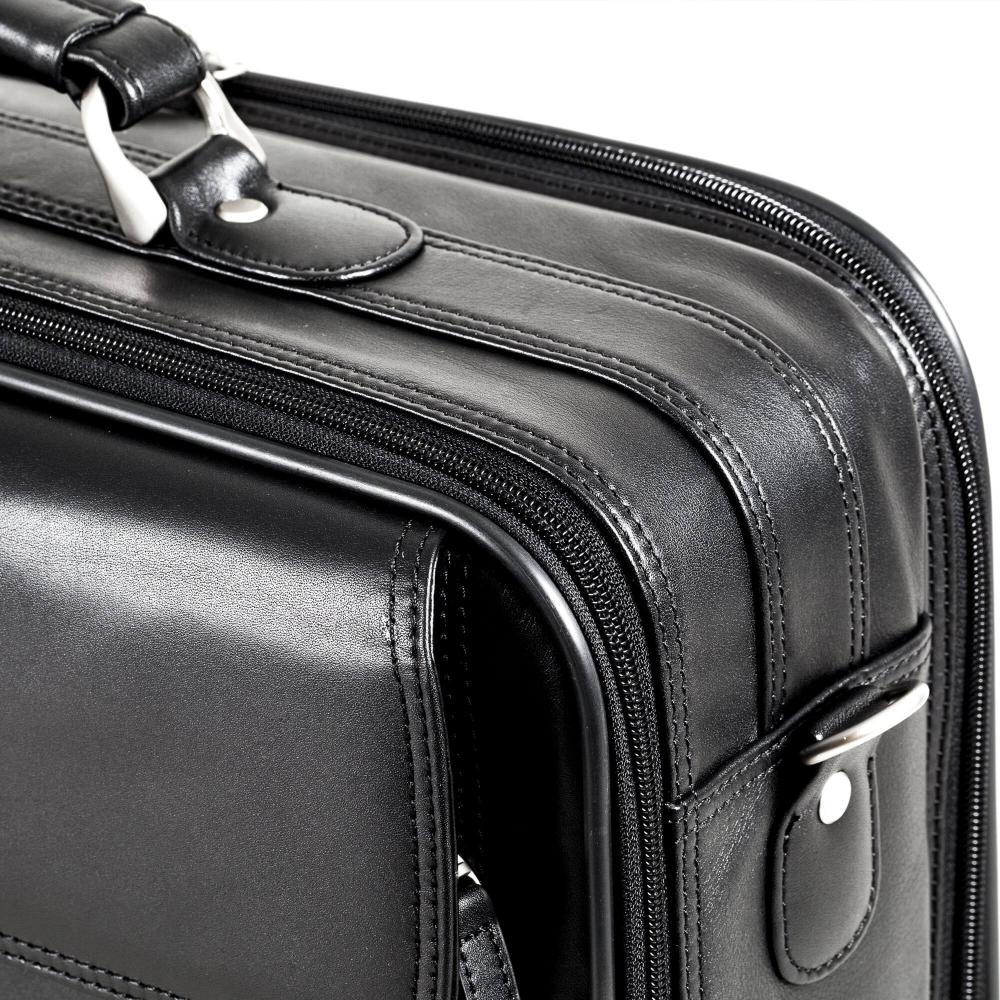 DÜRASOL | Arztkoffer MOBILO mit Trolley Leder schwarz (9350)