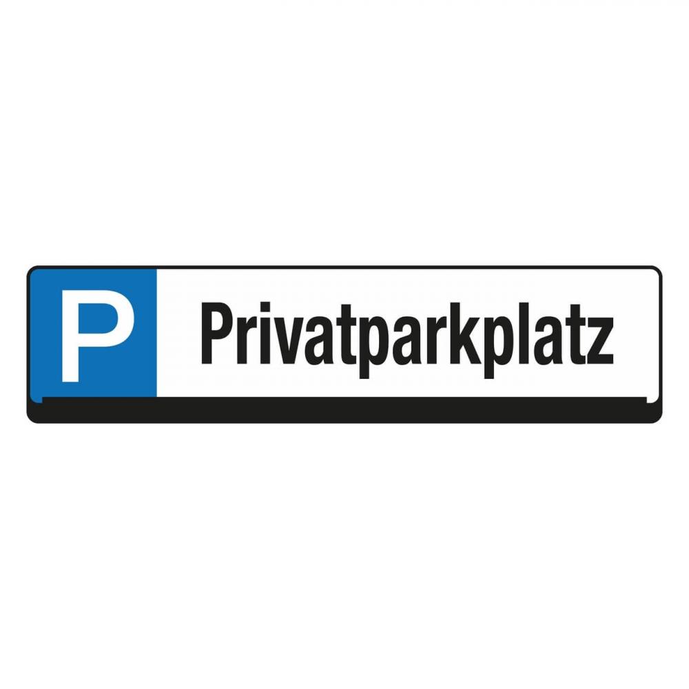 Parkplatz-Reservierungsschild, Parkplatzschild, Hinweisschild, Privatparkplatz