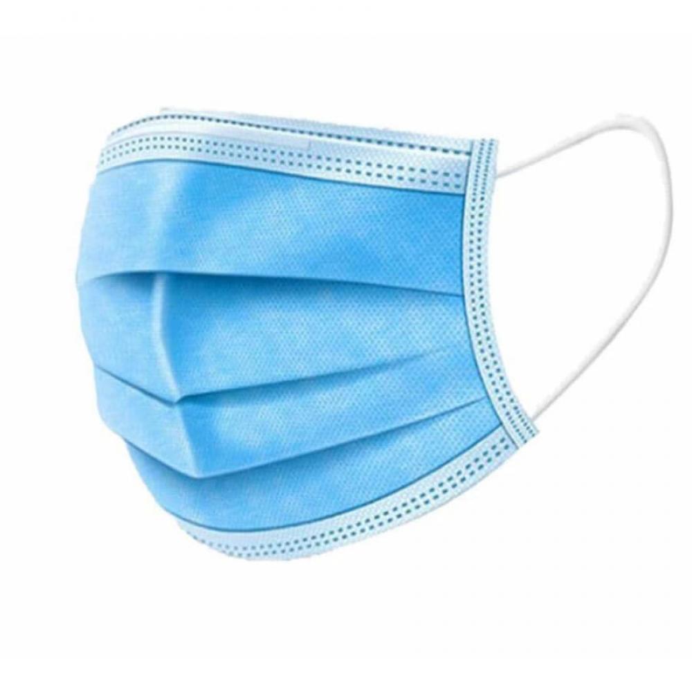 Mund-Nasen-Maske (MNS) blau