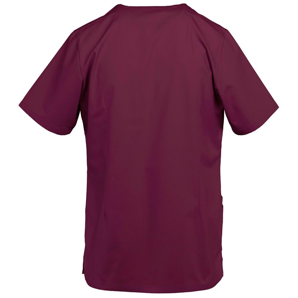EXNER | Damen Kasack Halbarm 50% Baumwolle bordeaux (2407550)