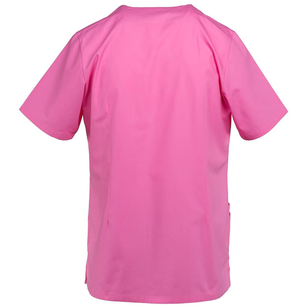 EXNER | Damen Kasack Halbarm 50% Baumwolle hotpink (2407543)