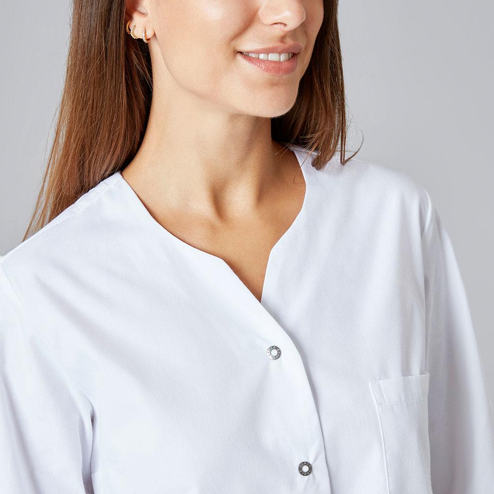 EXNER | Damen Kasack 50% Baumwolle weiß (2417510)