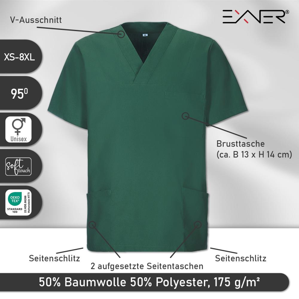EXNER | Schlupfkasack unisex flaschengrün (2737570)