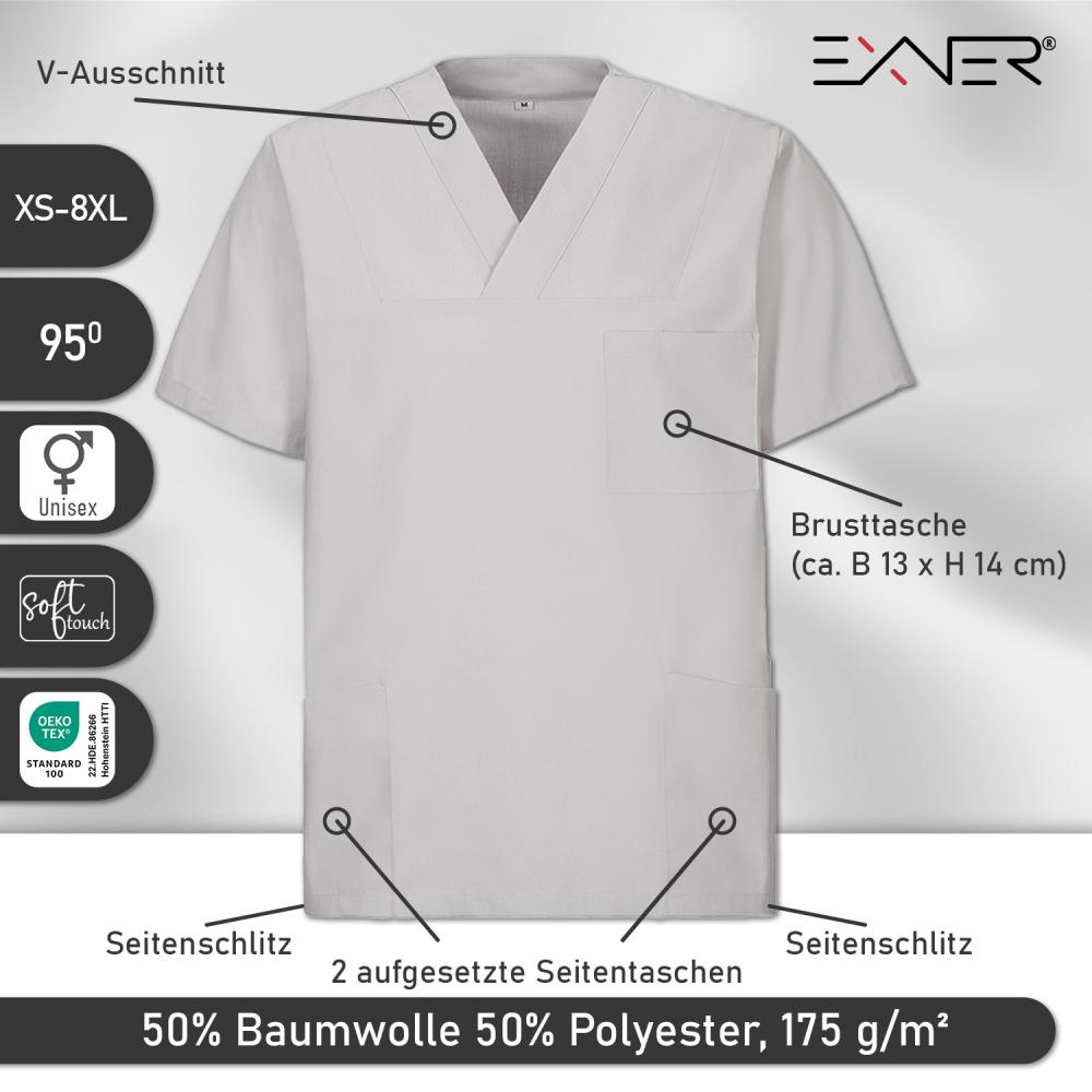 EXNER | Schlupfkasack unisex silbergrau (2737517)