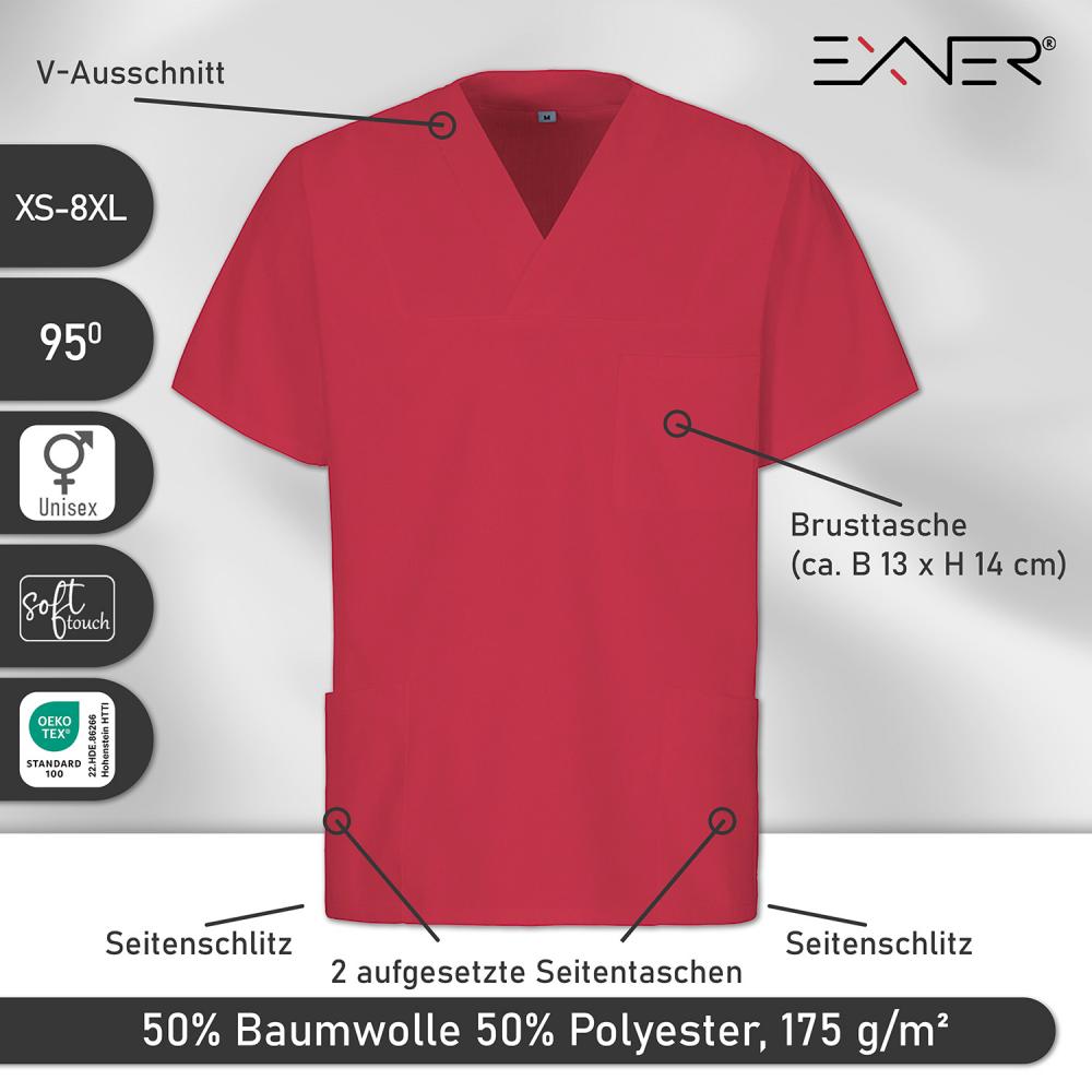 EXNER | Schlupfkasack unisex weinrot (2737549)