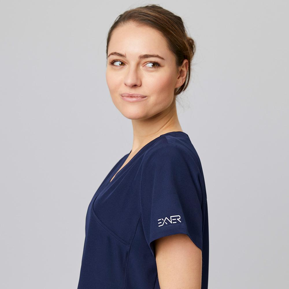 EXNER | Damenkasack Sportsline slim fit navy blau (7027431)