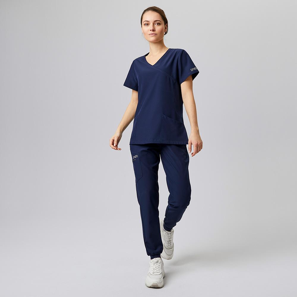 EXNER | Damenkasack Sportsline slim fit navy blau (7027431)