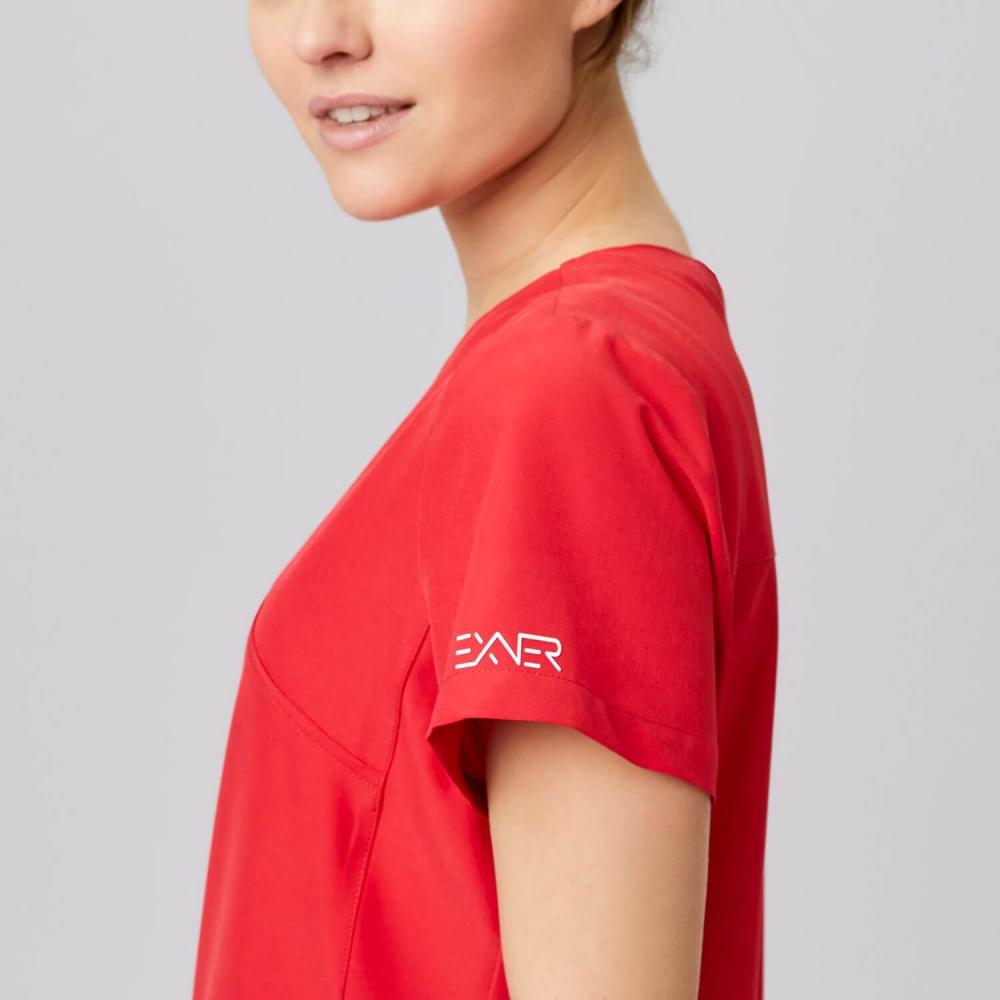 EXNER | Damenkasack Sportsline slim fit rot (Nr. 702)