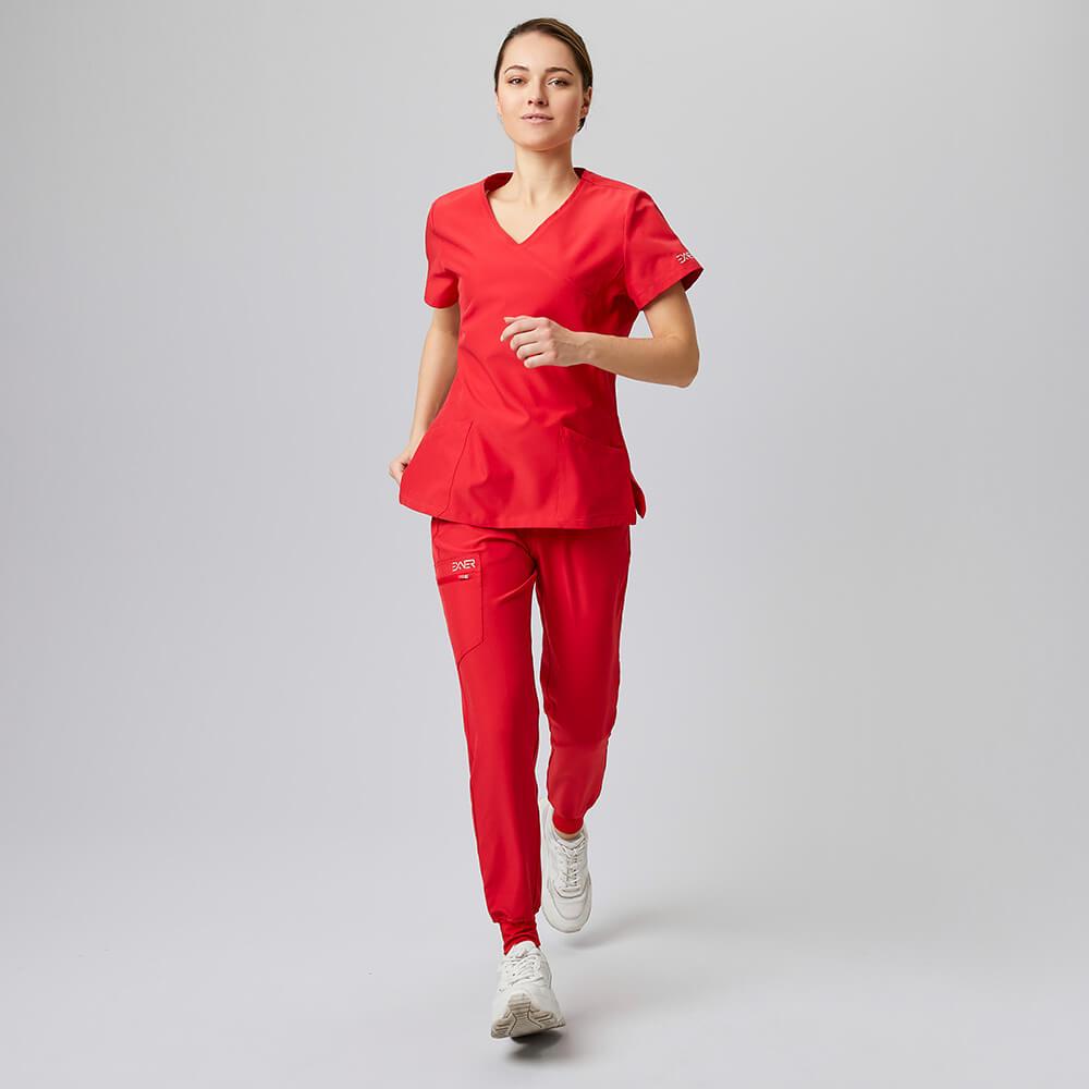 EXNER | Damenkasack Sportsline slim fit rot (Nr. 702)
