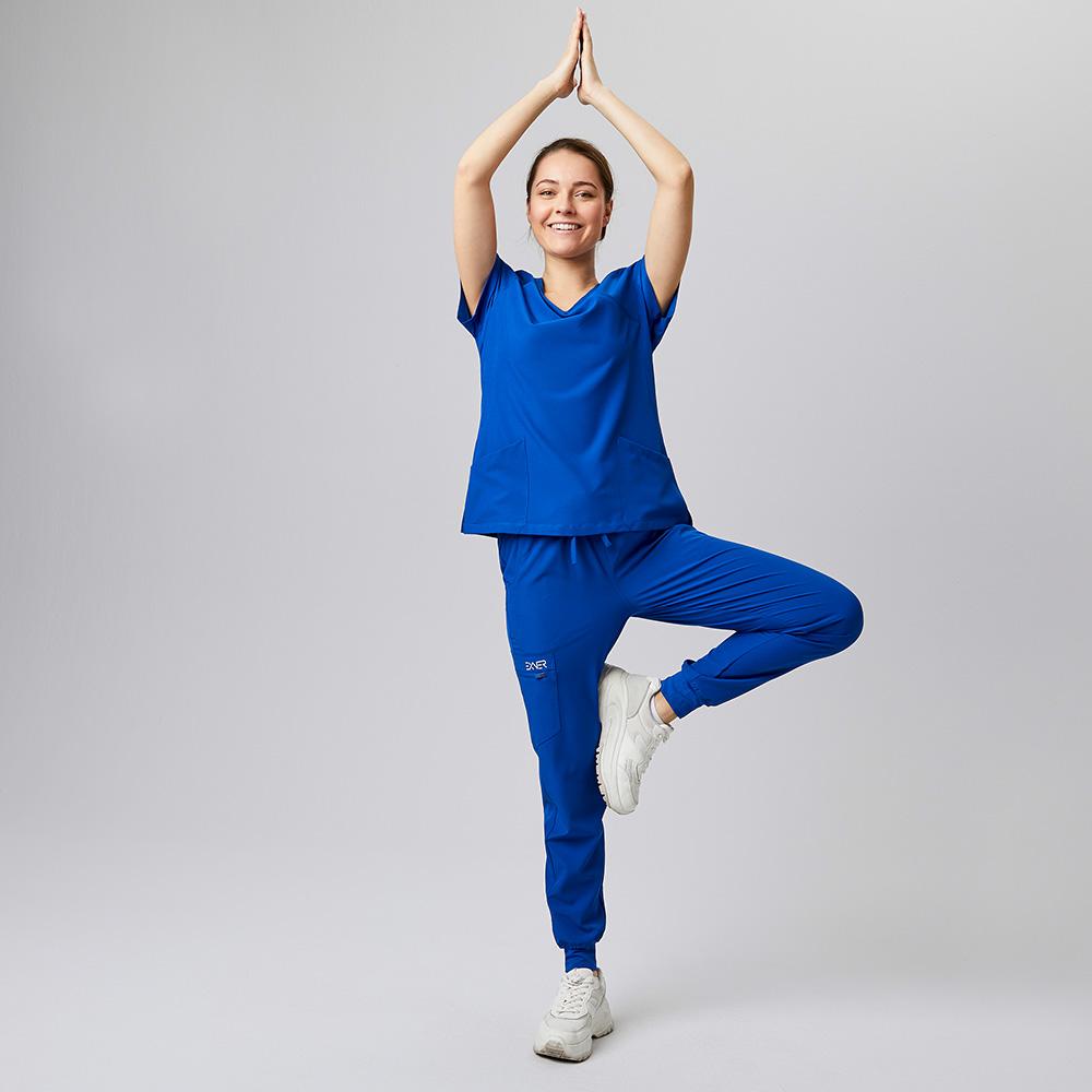 EXNER | Damenkasack Sportsline slim fit royal blau (7027430)