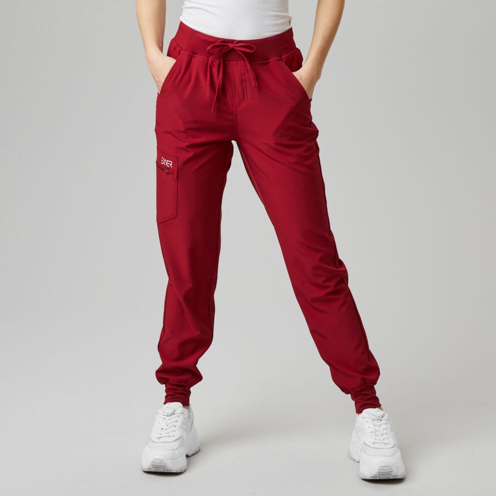 EXNER | Damen Sportsline Schlupfhose slim fit (bordeaux) Nr. 703