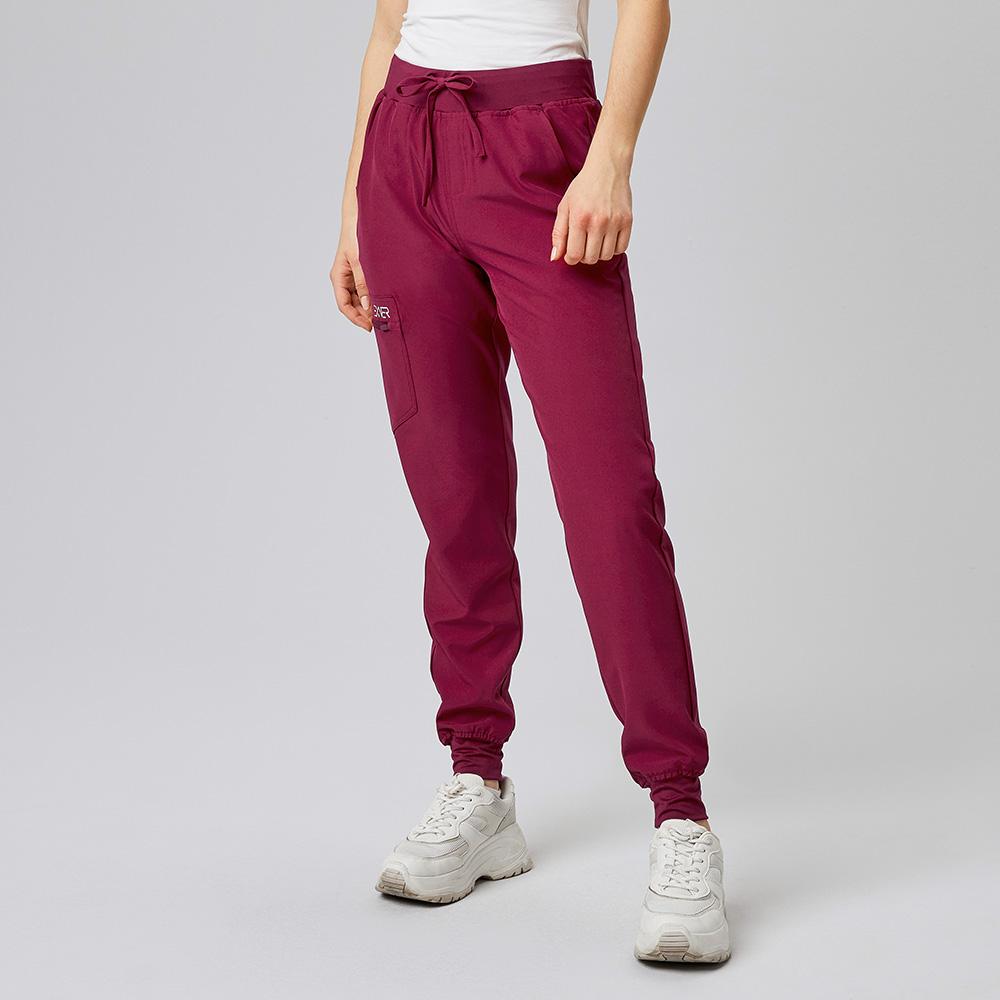 EXNER | Damen Sportsline Schlupfhose slim fit (bordeaux) Nr. 703