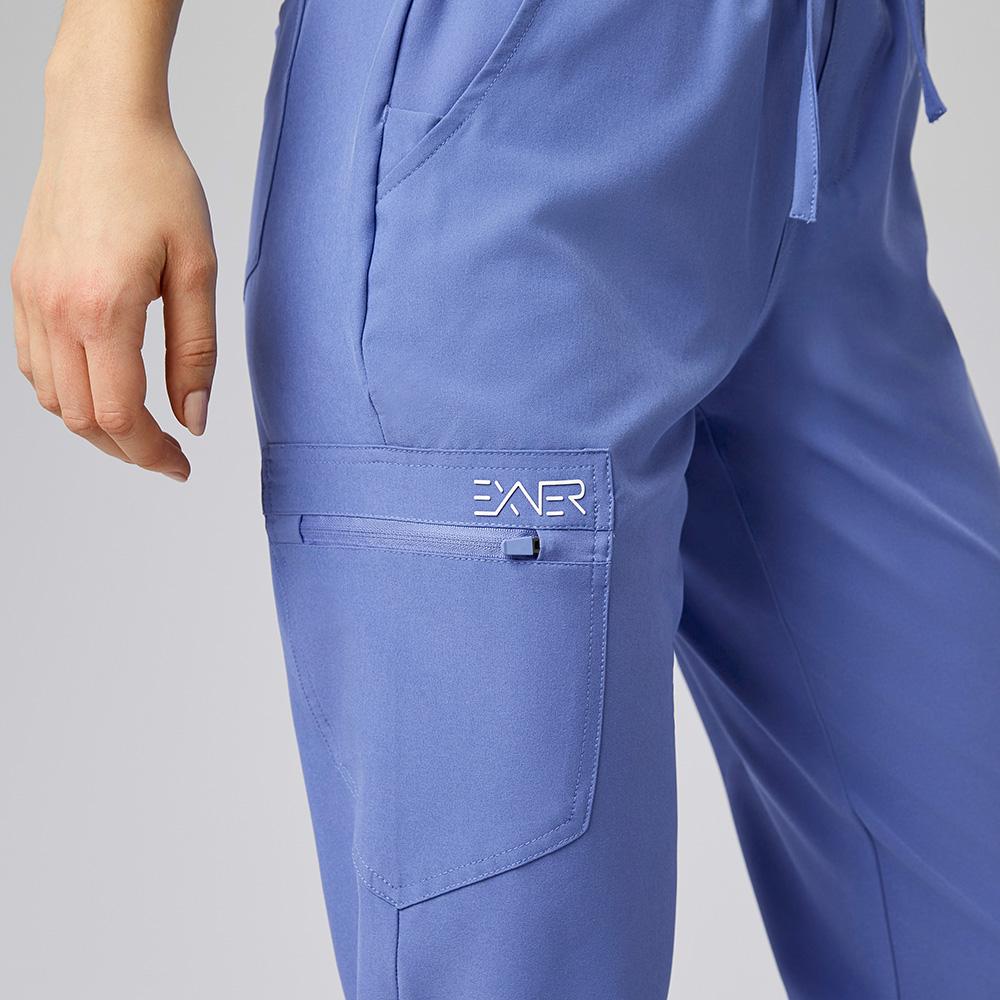 EXNER | Damen Sportsline Schlupfhose slim fit (light blue) Nr. 703
