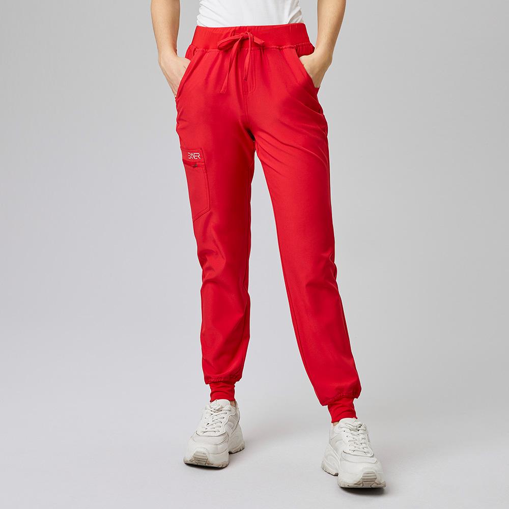 EXNER | Damen Sportsline Schlupfhose slim fit (rot) Nr. 703