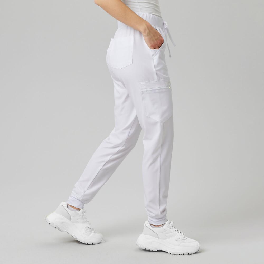 EXNER | Damen Sportsline Schlupfhose slim fit (weiss) Nr. 703