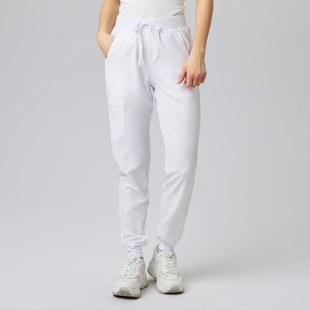EXNER | Damen Sportsline Schlupfhose slim fit (weiss) Nr. 703