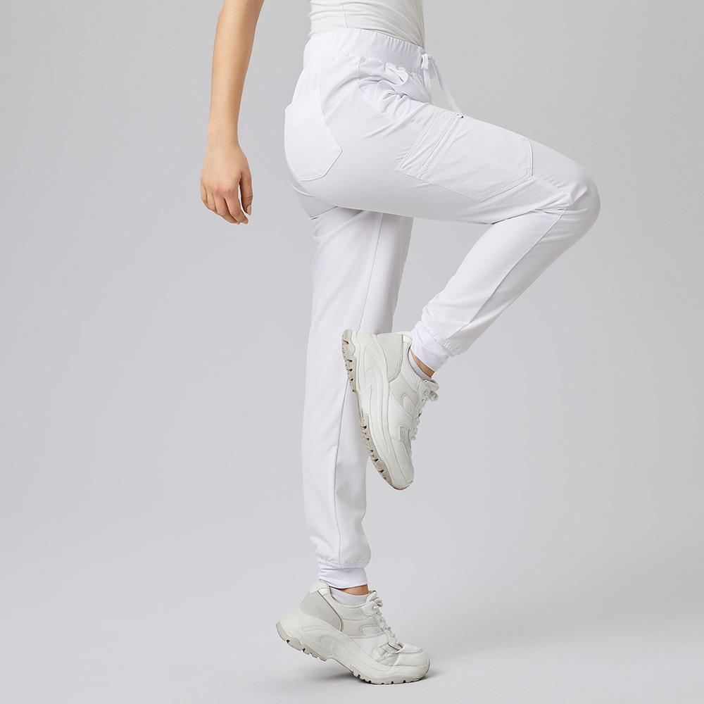 EXNER | Damen Sportsline Schlupfhose slim fit (weiss) Nr. 703