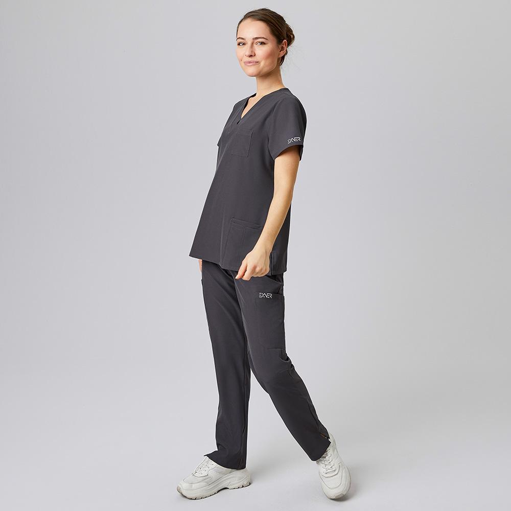 EXNER | Damen Schlupfkasack Sportsline regular fit graphit (7047419)
