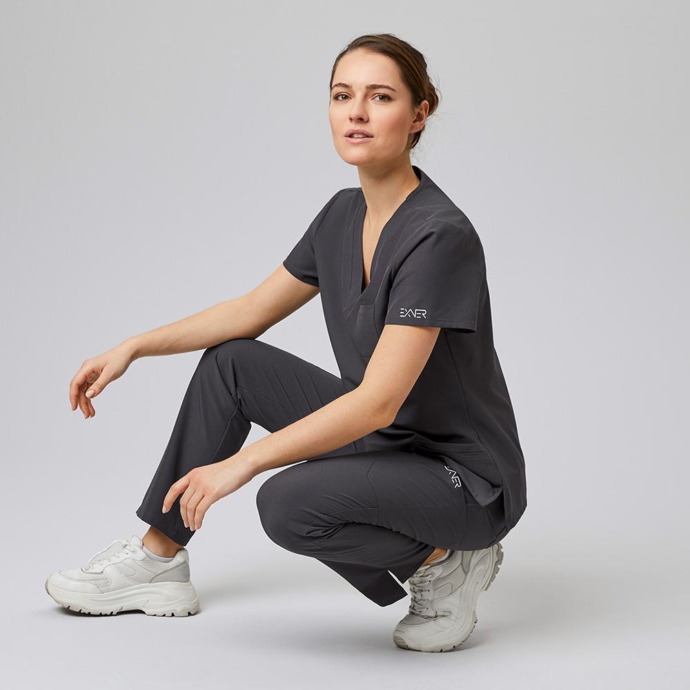 EXNER | Damen Schlupfkasack Sportsline regular fit graphit (7047419)
