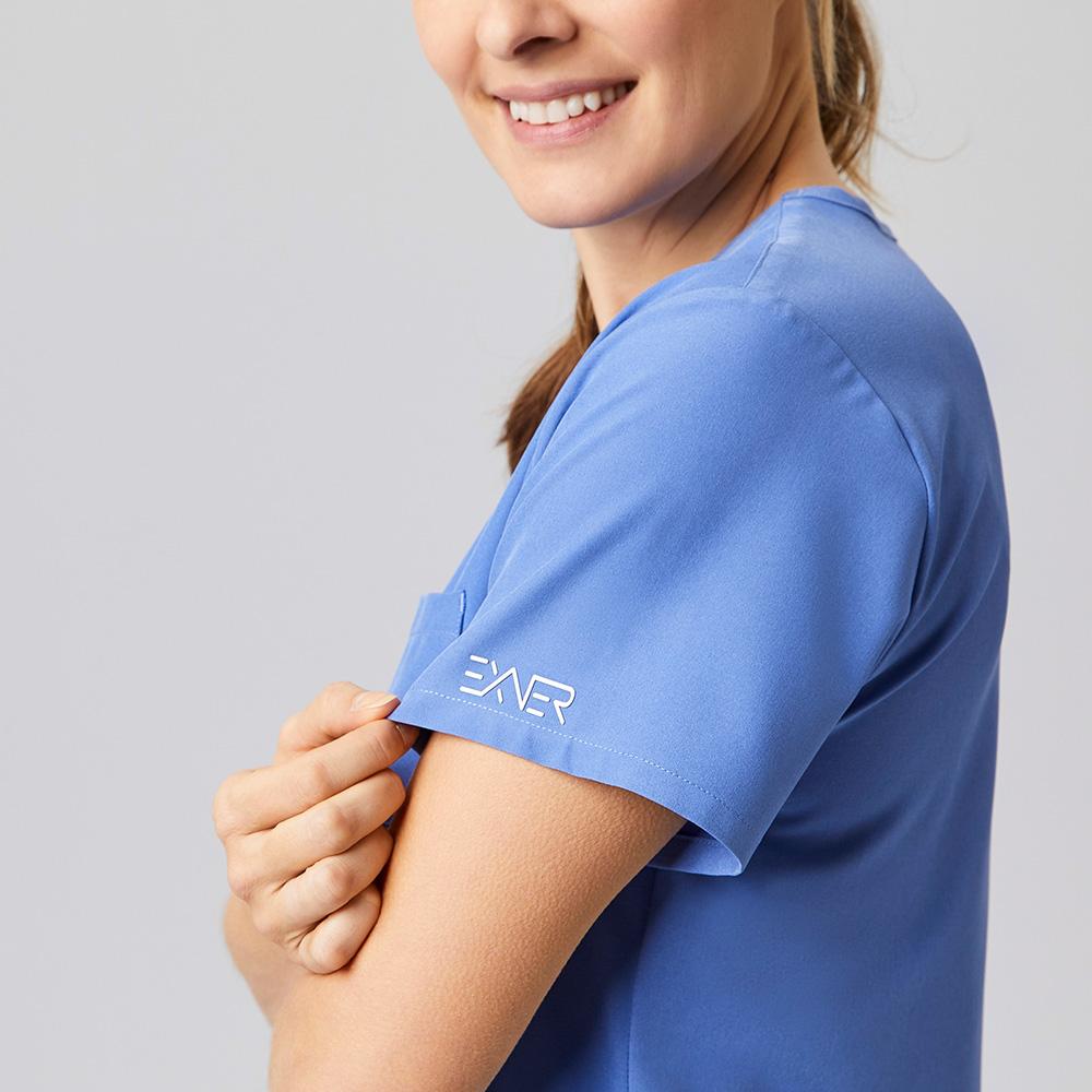 EXNER | Damen Schlupfkasack Sportsline regular fit light blue (7047434)