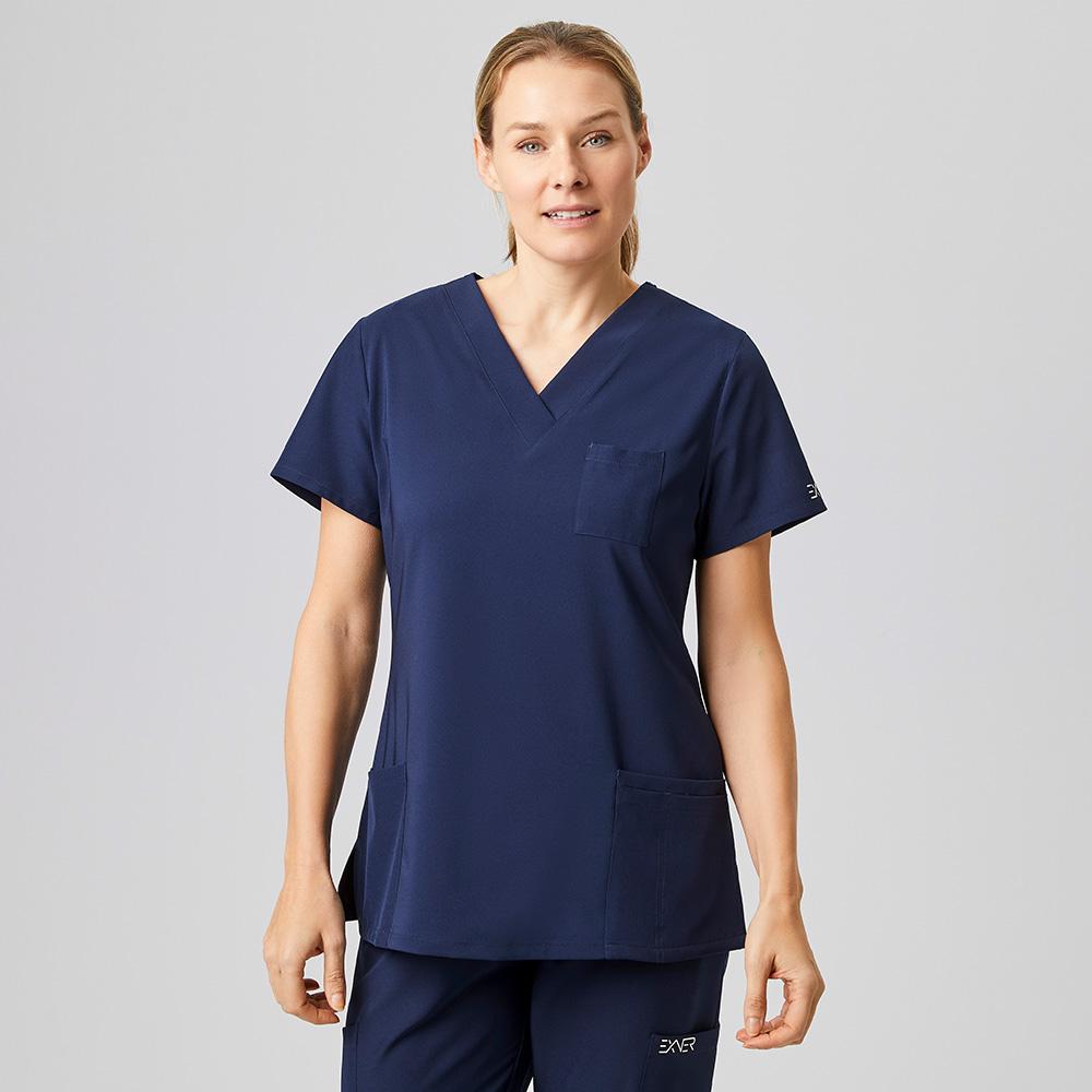 EXNER | Damen Schlupfkasack Sportsline regular fit navy blau (7047431)