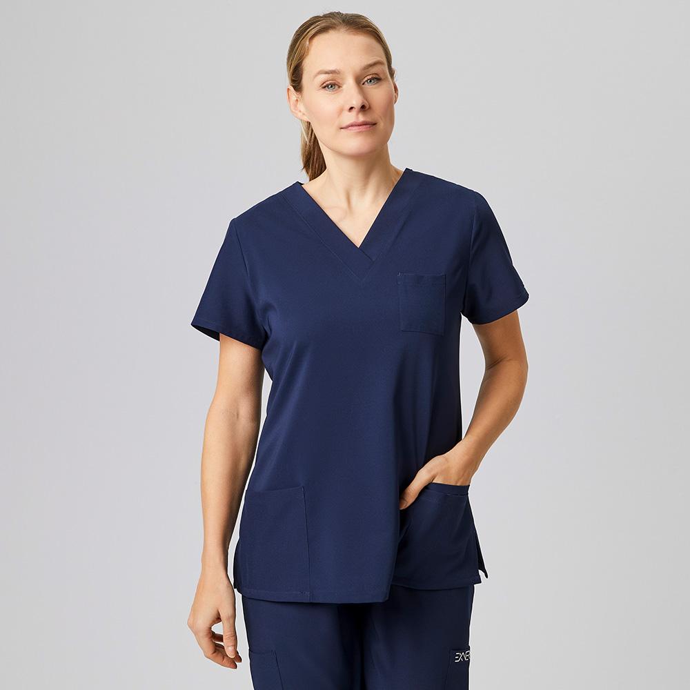 EXNER | Damen Schlupfkasack Sportsline regular fit navy blau (7047431)