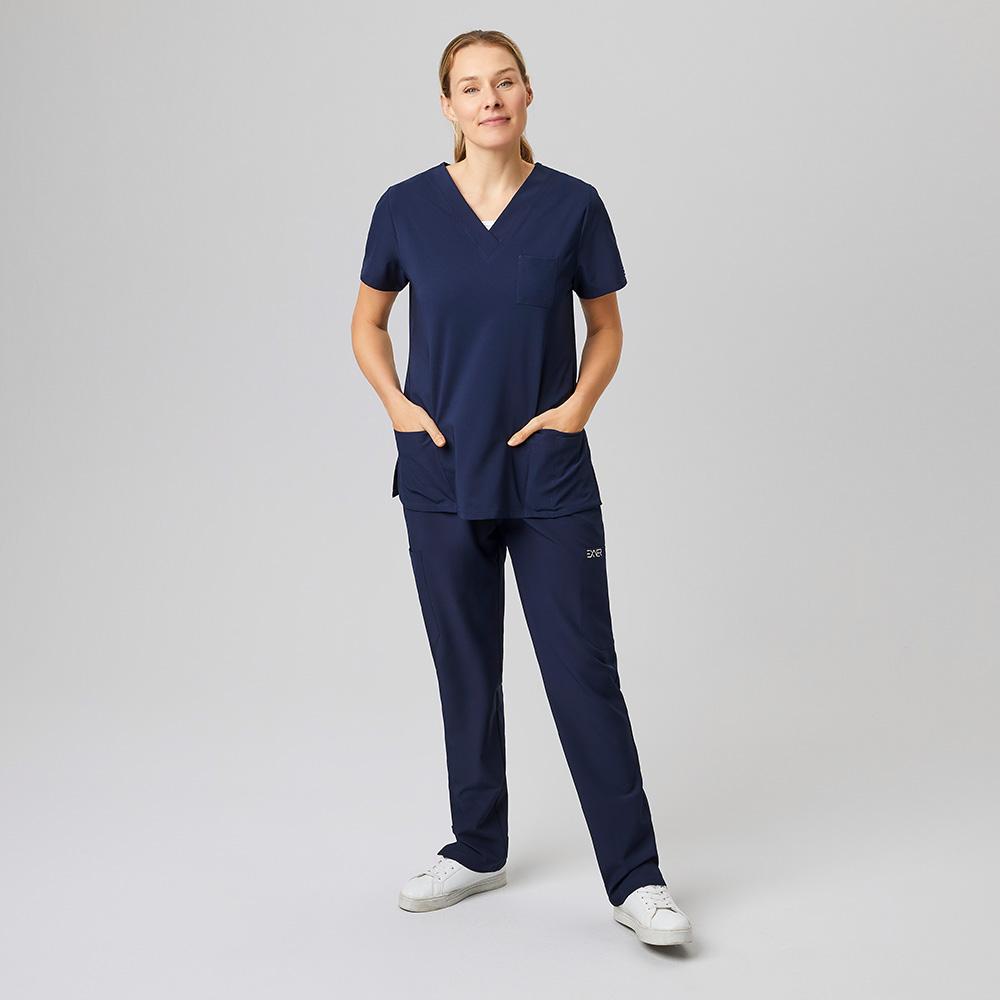 EXNER | Damen Schlupfkasack Sportsline regular fit navy blau (7047431)
