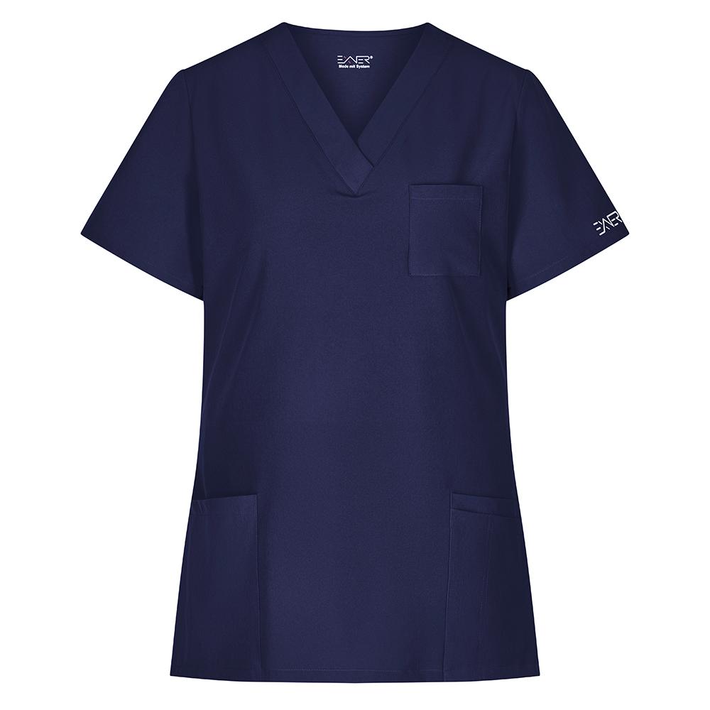 EXNER | Damen Schlupfkasack Sportsline regular fit navy blau (7047431)