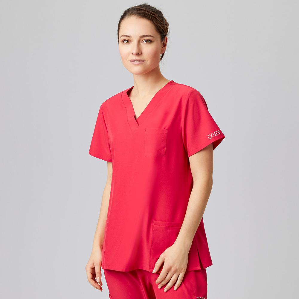 EXNER | Damen Schlupfkasack Sportsline regular fit rot (7047440)