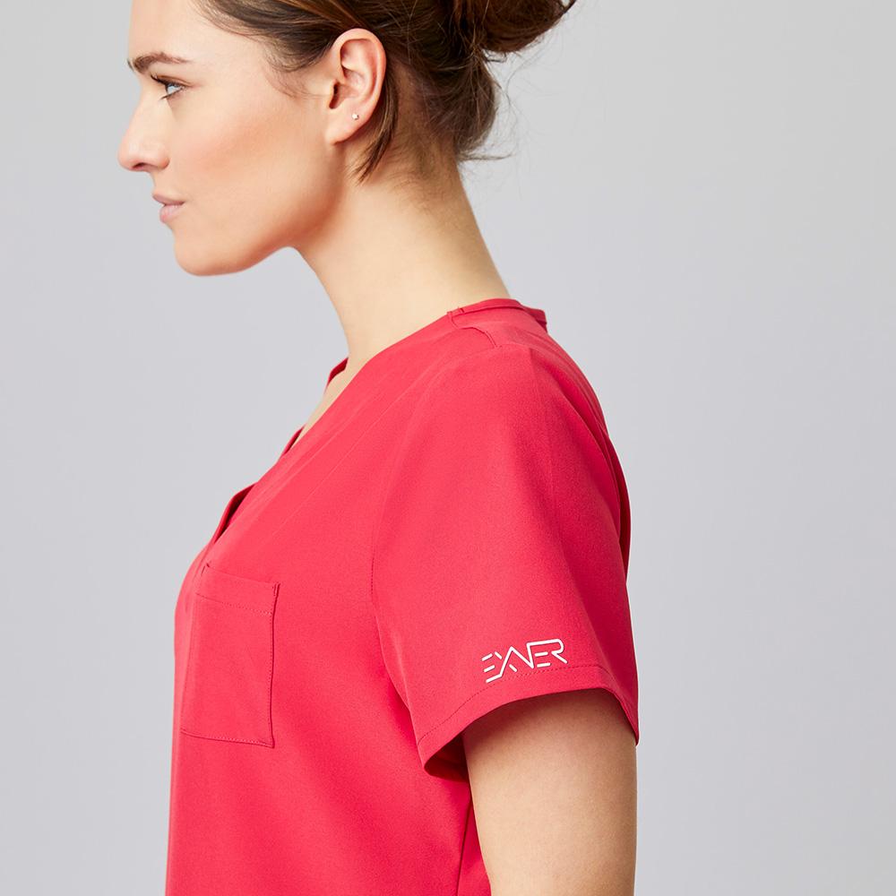 EXNER | Damen Schlupfkasack Sportsline regular fit rot (7047440)