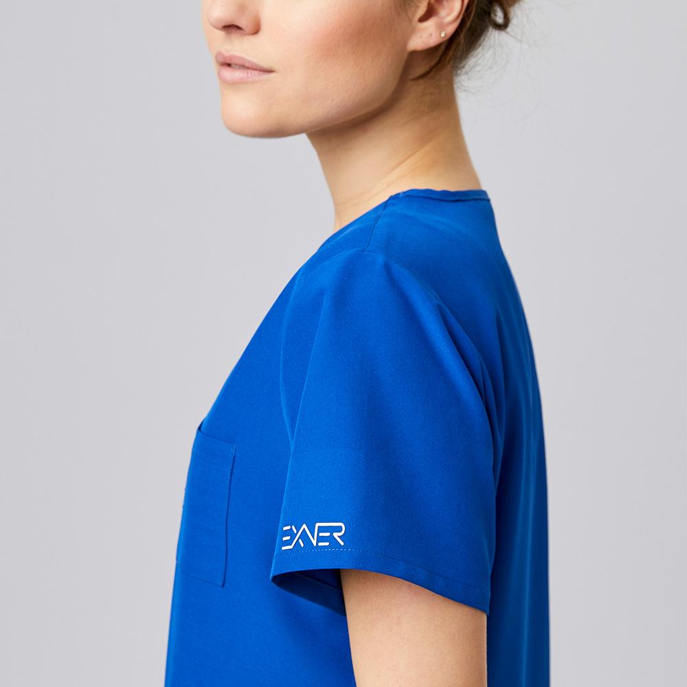 EXNER | Damen Schlupfkasack Sportsline regular fit royal blau (Nr. 704)