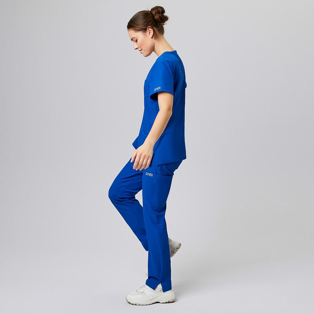 EXNER | Damen Schlupfkasack Sportsline regular fit royal blau (7047430)