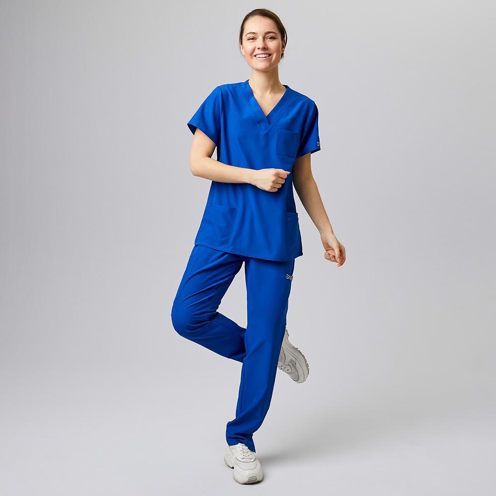 EXNER | Damen Schlupfkasack Sportsline regular fit royal blau (7047430)