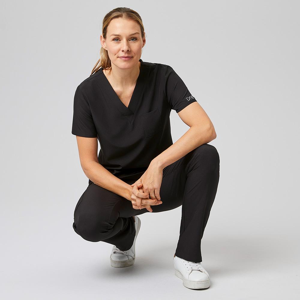 EXNER | Damen Schlupfkasack Sportsline regular fit schwarz (7047420)