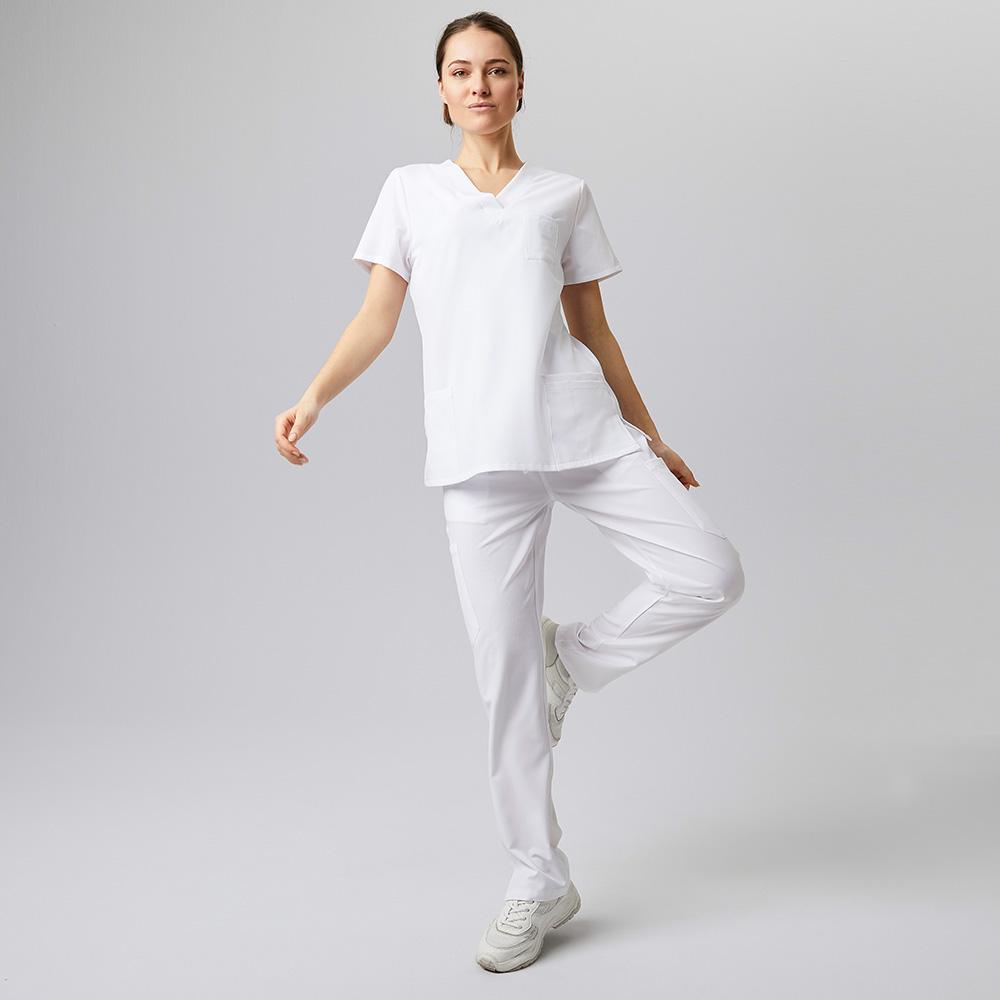 EXNER | Damen Schlupfkasack Sportsline regular fit weiß (7047410)