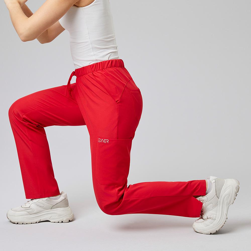 EXNER | Damen Sportsline Schlupfhose regular fit (rot) Nr. 705