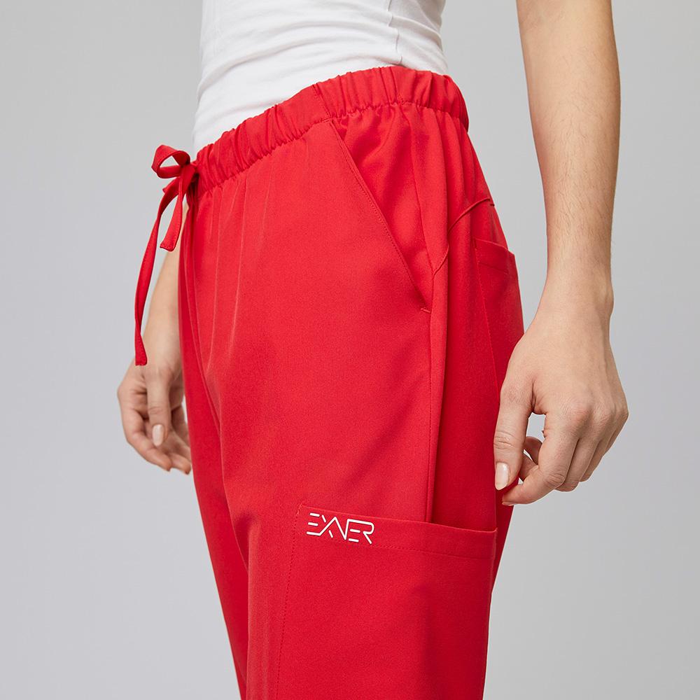 EXNER | Damen Sportsline Schlupfhose regular fit (rot) Nr. 705