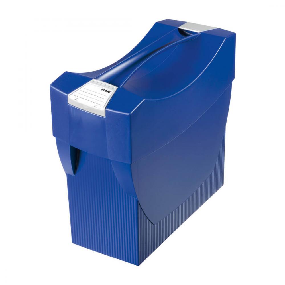 HAN | Hängemappenbox SWING PLUS (blau) 1901-14
