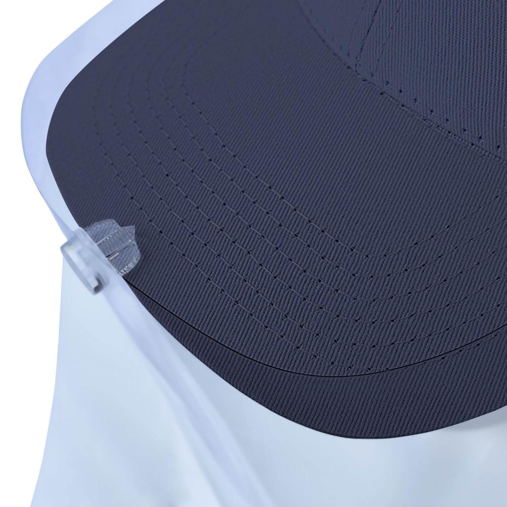 Basecap Visierschild Gesichtsschutz Gesichtsvisier marine