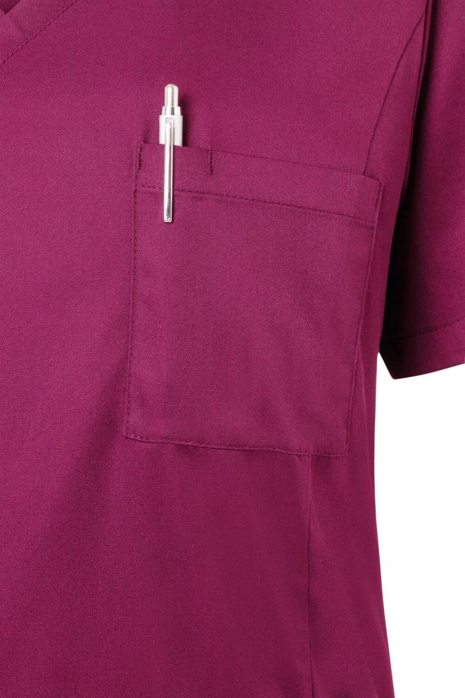 KARLOWSKY Essential | Damen Kurzarm Schlupfkasack (fuchsia) KS66