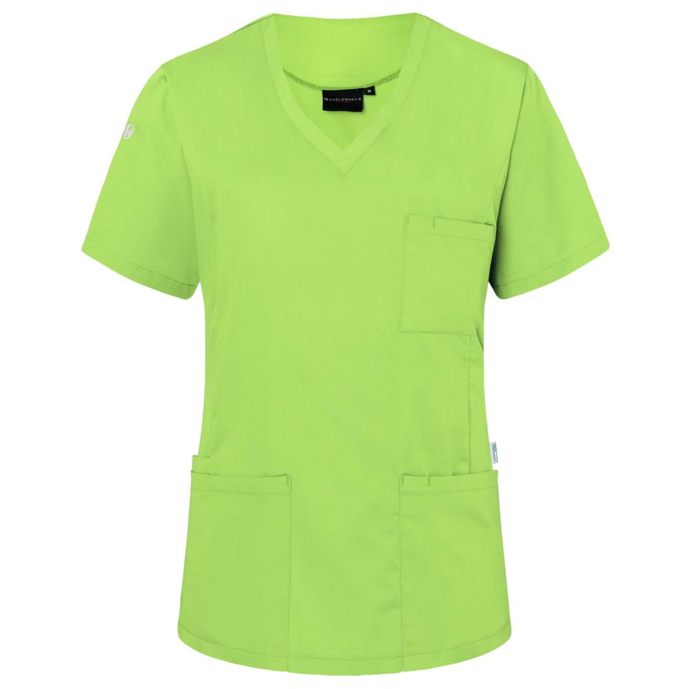 KARLOWSKY Essential | Damen Kurzarm Schlupfkasack (kiwi) KS66