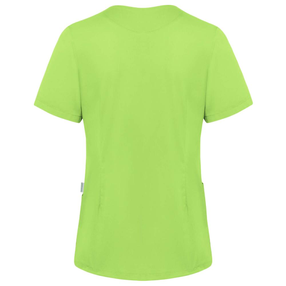 KARLOWSKY Essential | Damen Kurzarm Schlupfkasack (kiwi) KS66