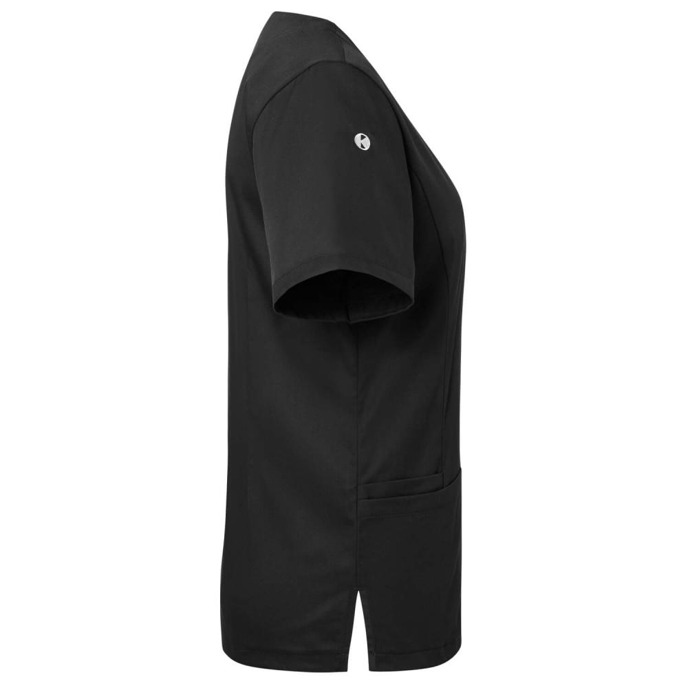 KARLOWSKY Essential | Damen Kurzarm Schlupfkasack (schwarz)