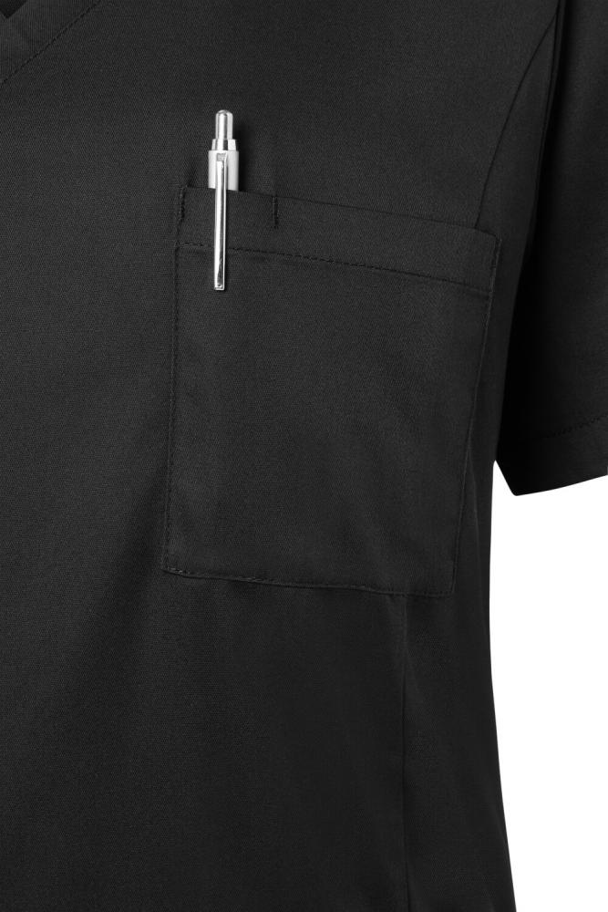 KARLOWSKY Essential | Damen Kurzarm Schlupfkasack (schwarz)