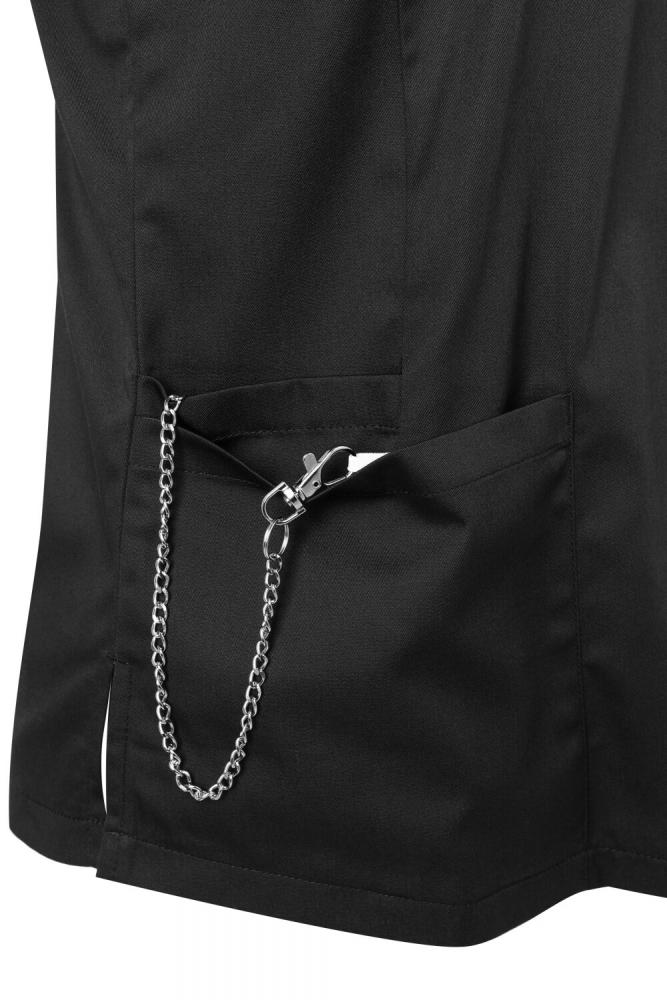 KARLOWSKY Essential | Damen Kurzarm Schlupfkasack (schwarz)