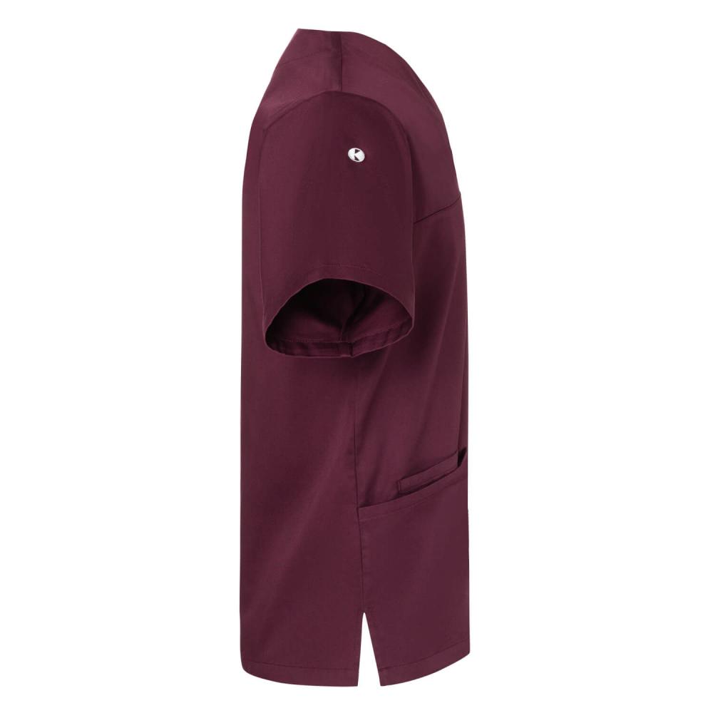 KARLOWSKY | Herren Kurzarm Schlupfkasack (aubergine) KS 65